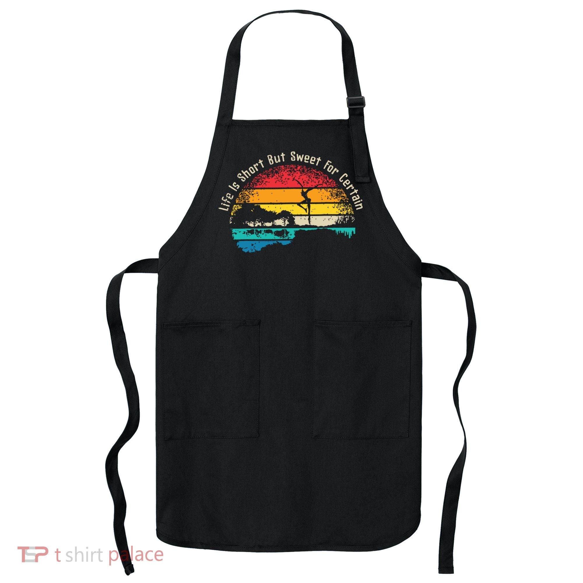Life Is Short Guitar But Sweet For Certain Apron