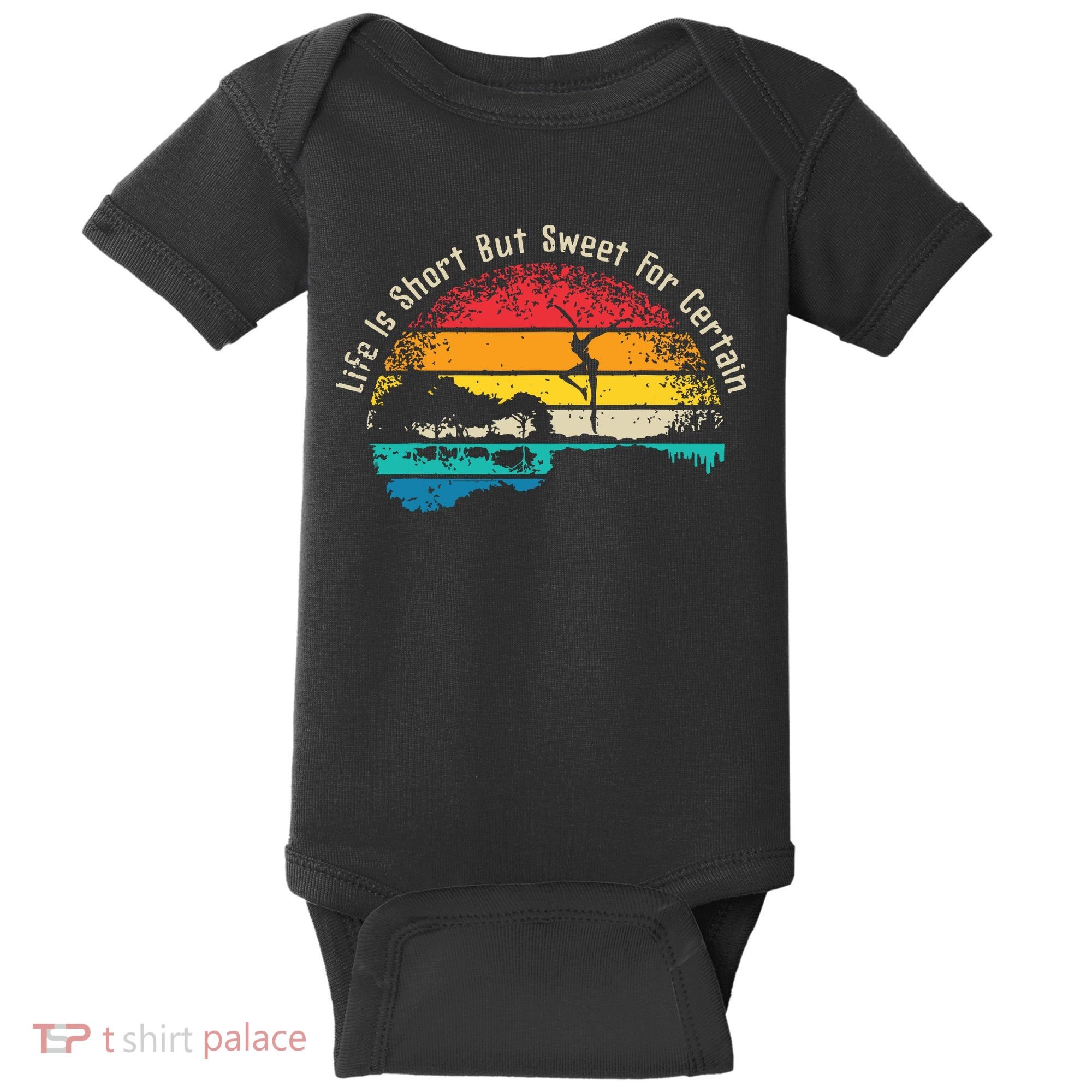 Life Is Short Guitar But Sweet For Certain Baby Bodysuit