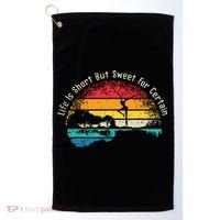 Life Is Short Guitar But Sweet For Certain Golf Towel thumb 0