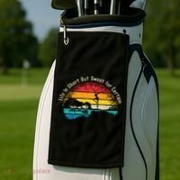 Life Is Short Guitar But Sweet For Certain Golf Towel thumb 2