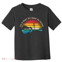 Life Is Short Guitar But Sweet For Certain Toddler T-Shirt thumb 0