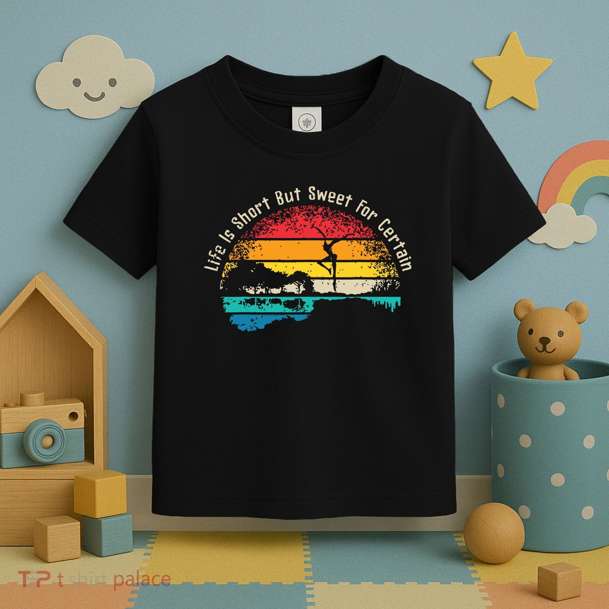 Life Is Short Guitar But Sweet For Certain Toddler T-Shirt