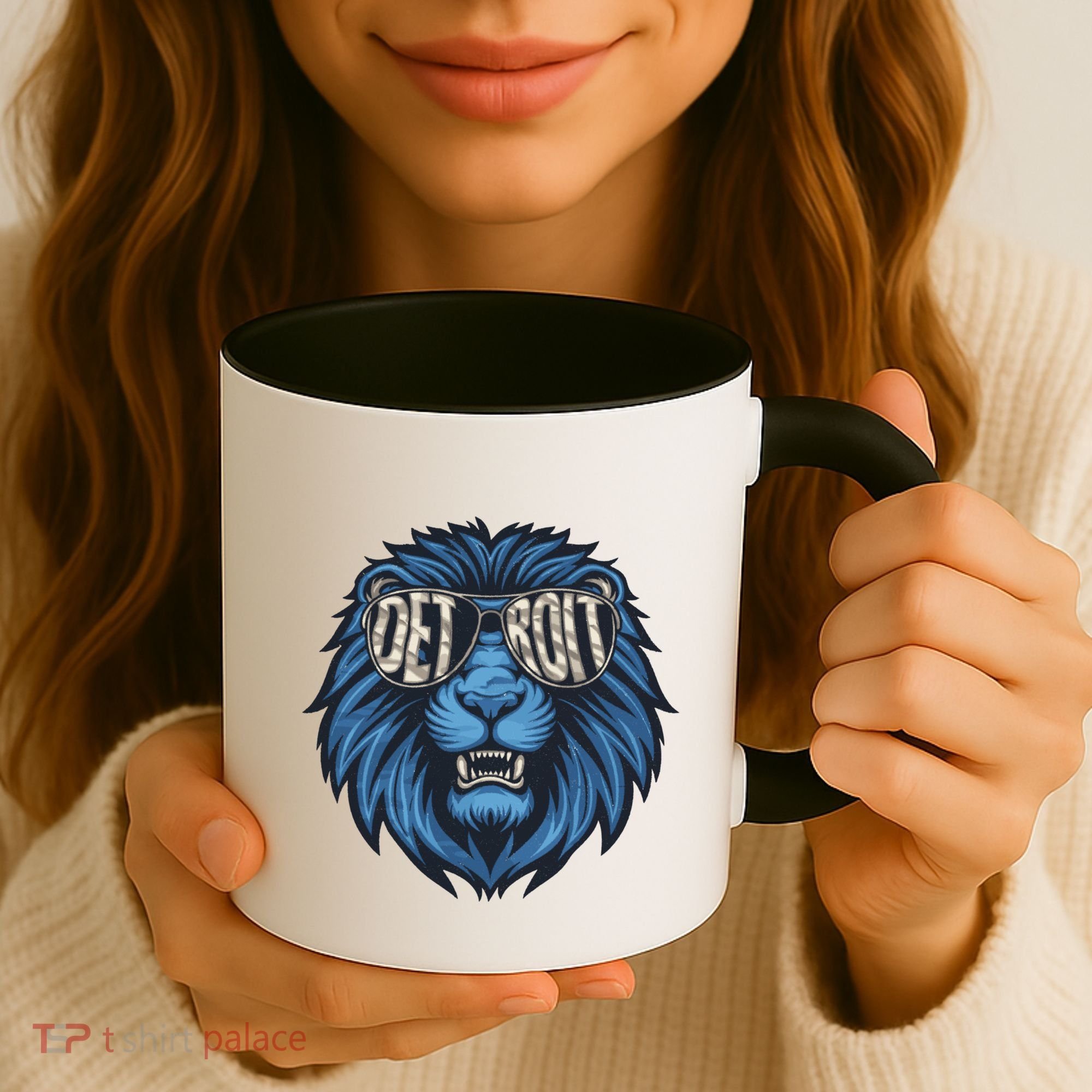 Lions Inspirational Strength And Courage Coffee Mug