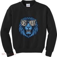 Lions Inspirational Strength And Courage Kids Sweatshirt thumb 0