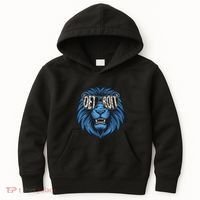 Lions Inspirational Strength And Courage Kids Hoodie thumb 0