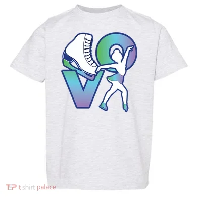 Love Ice Skating Toddler T-Shirt