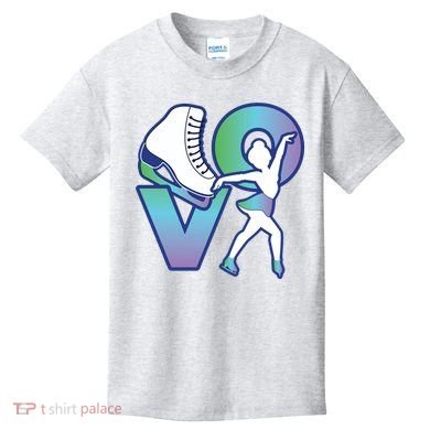 Love Ice Skating Kids T-Shirt