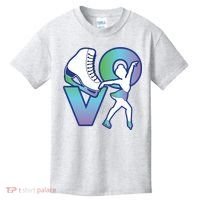 Love Ice Skating Kids T-Shirt thumb 0