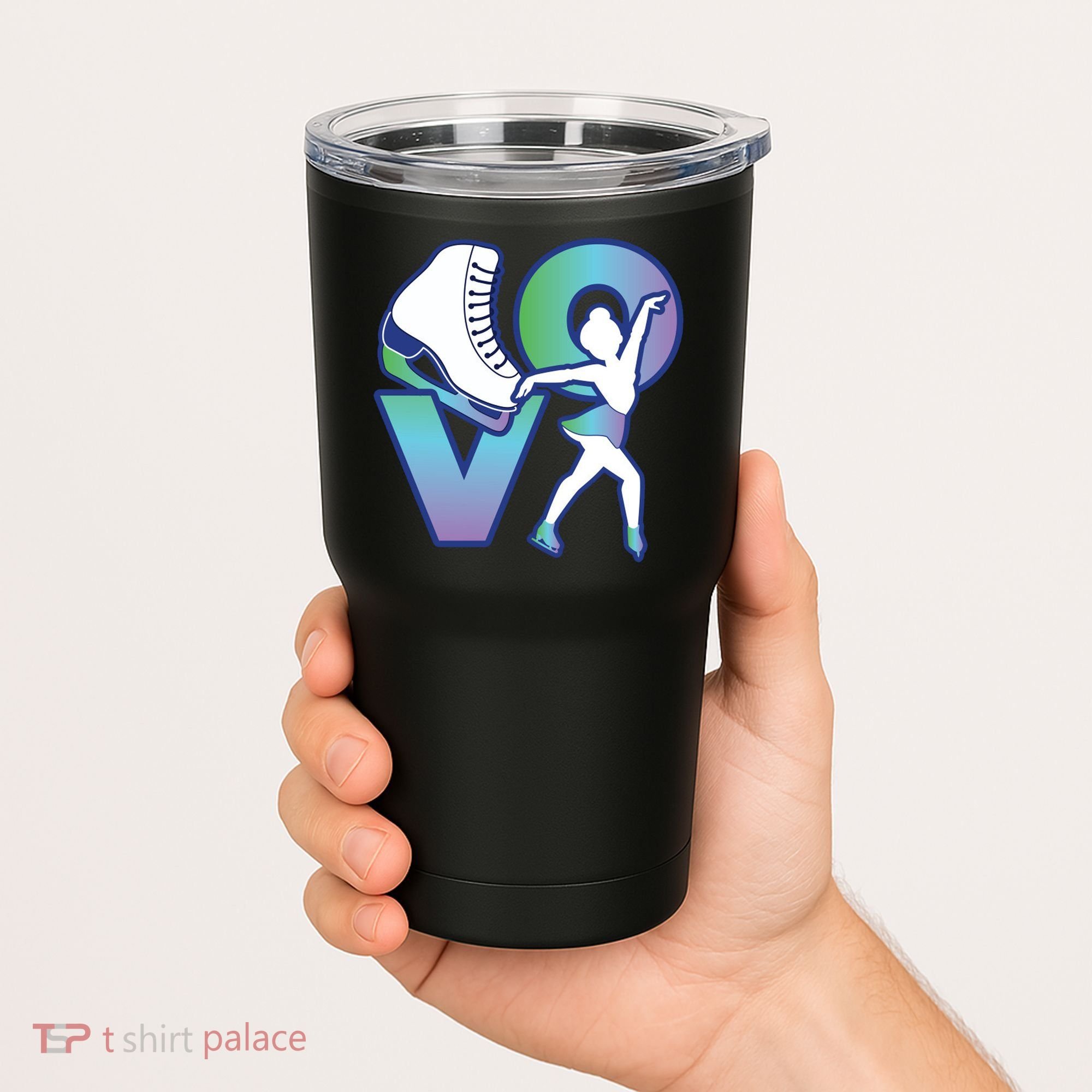 Love Ice Skating Tumbler