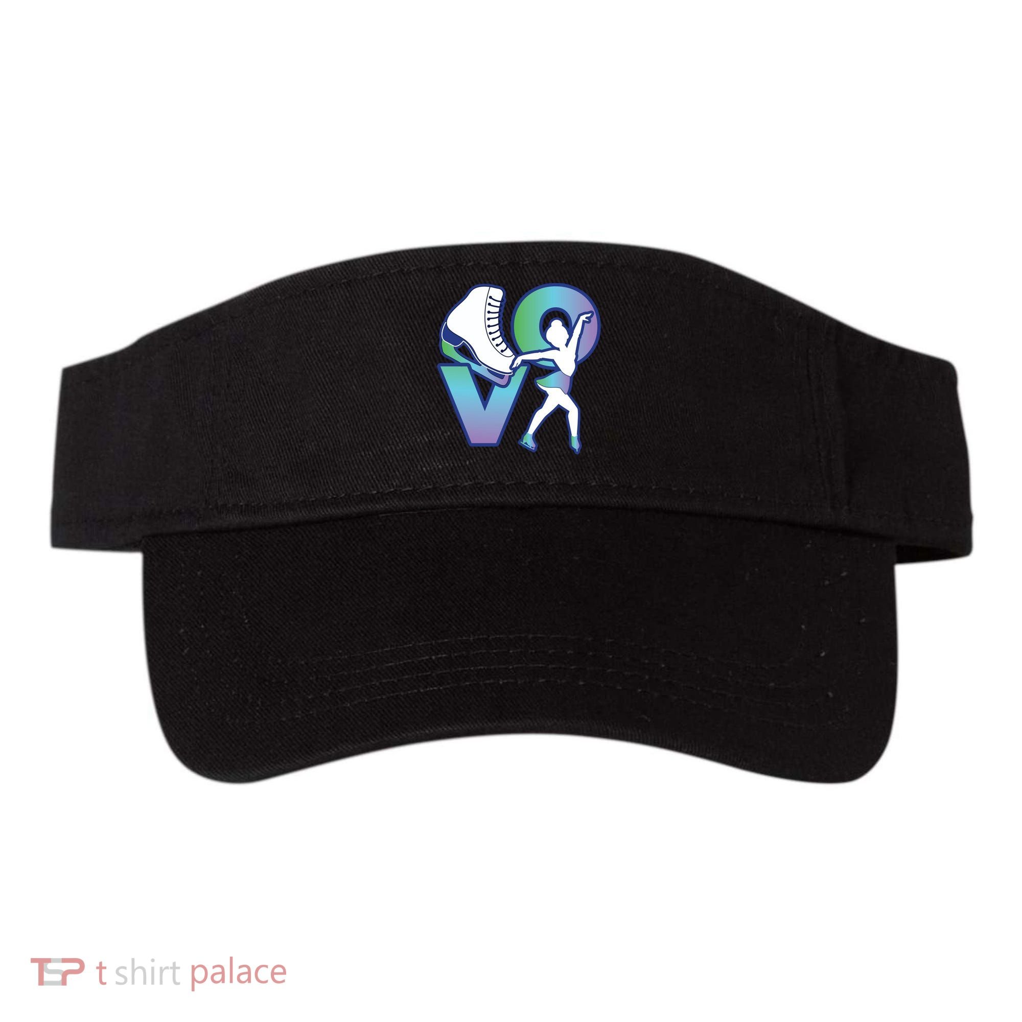 Love Ice Skating Visor
