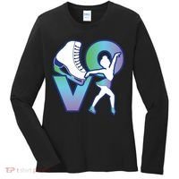 Love Ice Skating Women's Long Sleeve Shirt thumb 0