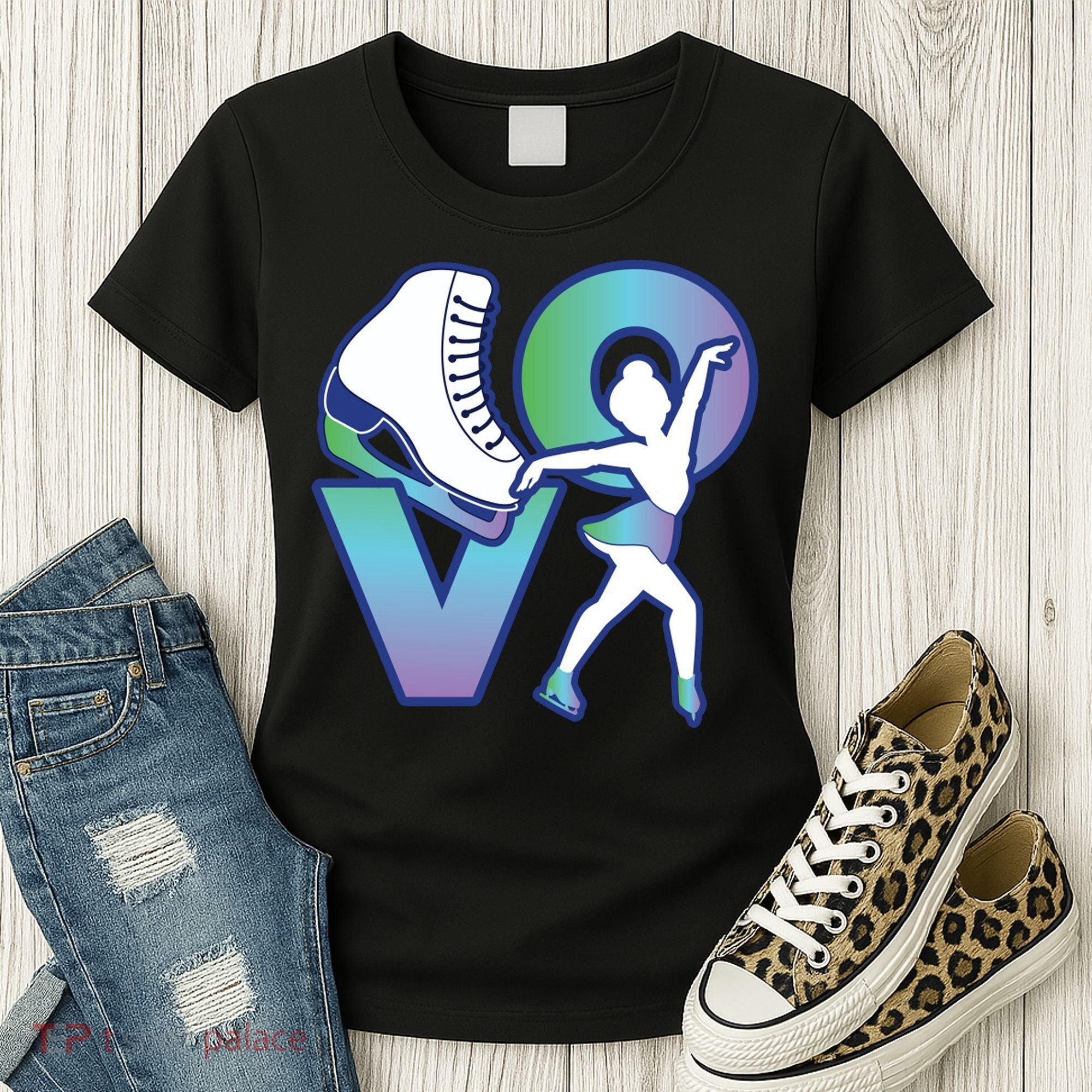 Love Ice Skating Women's T-Shirt