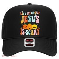 Life Is Scary Without Jesus Christian Faith Halloween Hat thumb 0