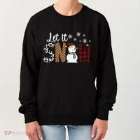 Let It Snow Meaningful Gift Women's Sweatshirt thumb 0