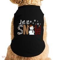 Let It Snow Meaningful Gift Doggie Tank thumb 0