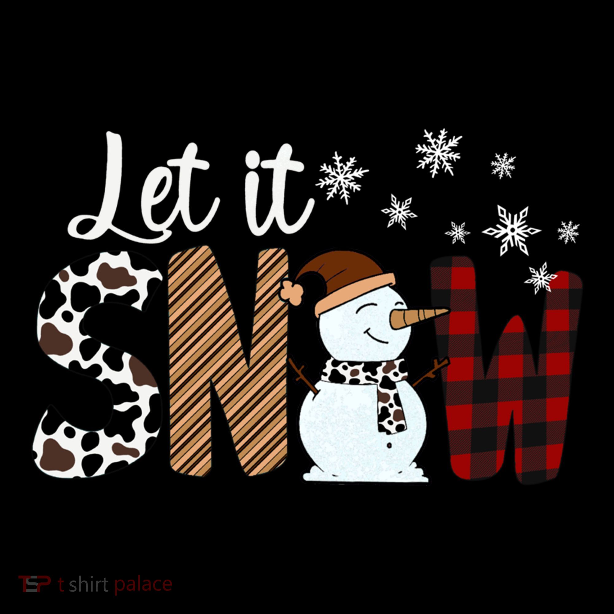 Let It Snow Meaningful Gift Bucket Hat