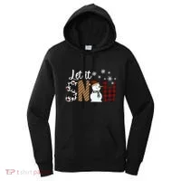 Let It Snow Meaningful Gift Women's Hoodie thumb 0