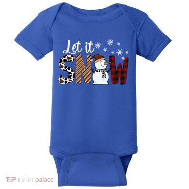 Let It Snow Meaningful Gift Baby Bodysuit