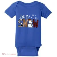 Let It Snow Meaningful Gift Baby Bodysuit thumb 0