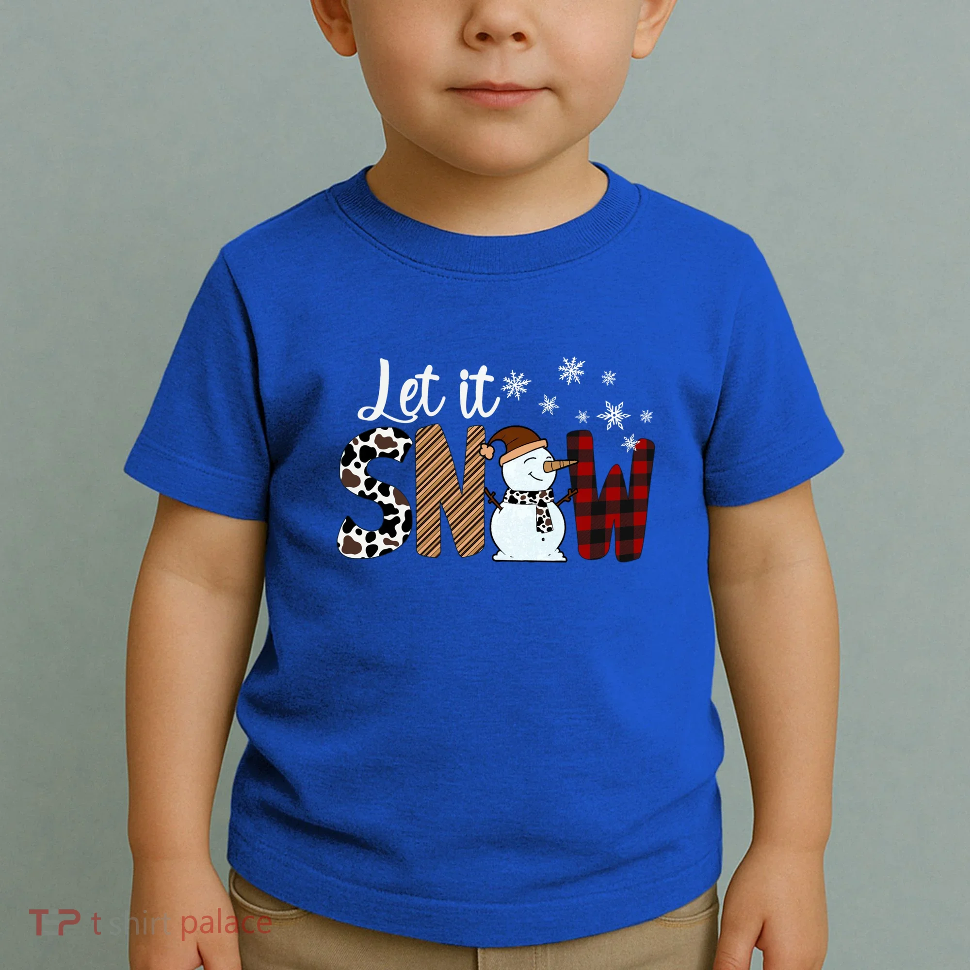 Let It Snow Meaningful Gift Toddler T-Shirt