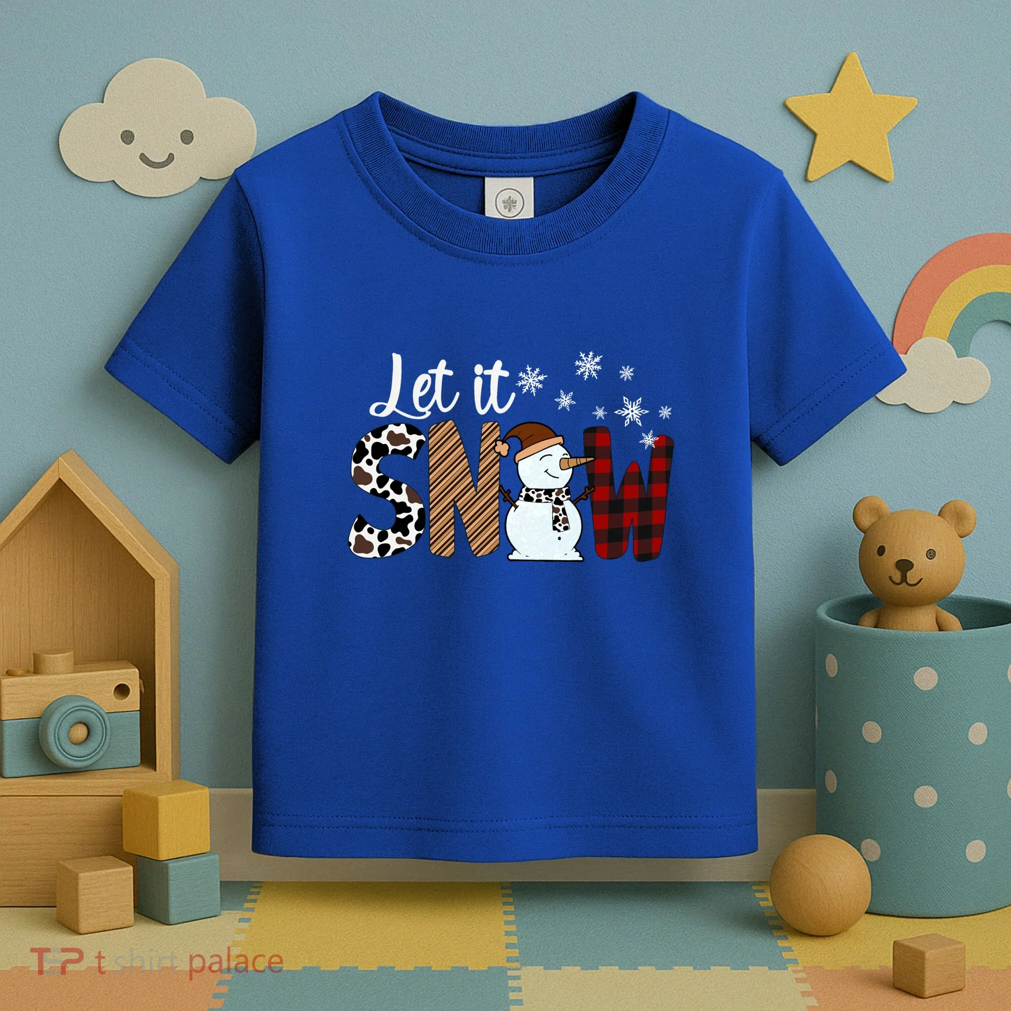 Let It Snow Meaningful Gift Toddler T-Shirt
