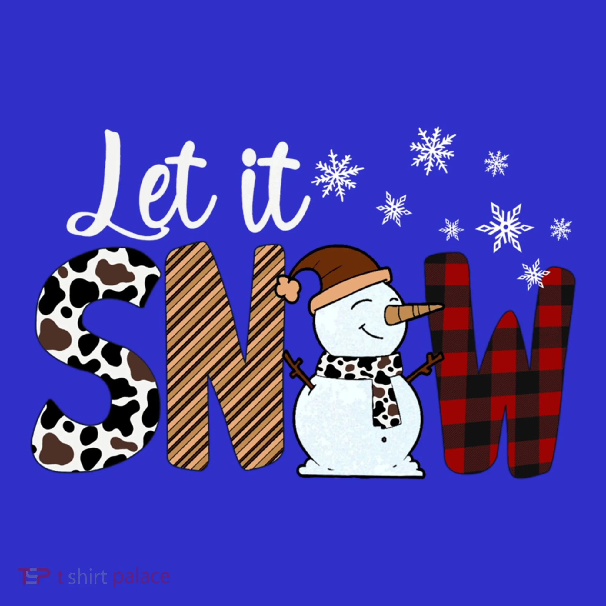Let It Snow Meaningful Gift Toddler T-Shirt