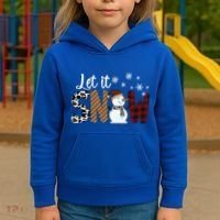 Let It Snow Meaningful Gift Kids Hoodie thumb 3