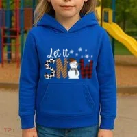 Let It Snow Meaningful Gift Kids Hoodie thumb 3