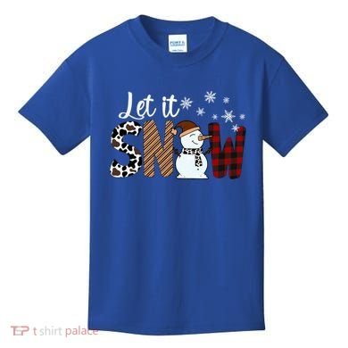 Let It Snow Meaningful Gift Kids T-Shirt