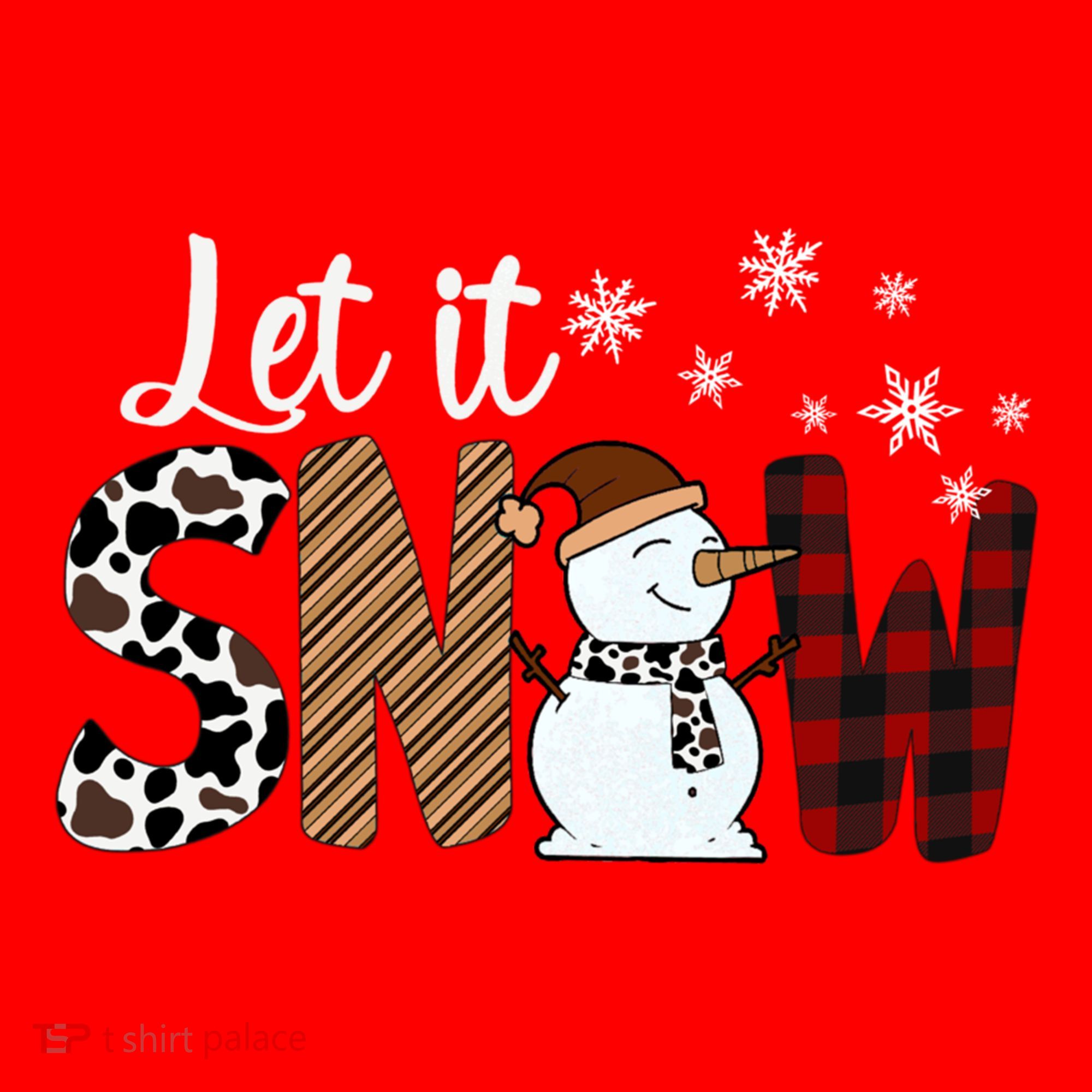 Let It Snow Meaningful Gift Santa Hat