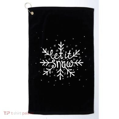 Let It Snow Golf Towel