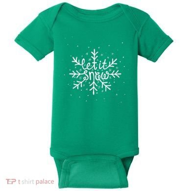 Let It Snow Baby Bodysuit