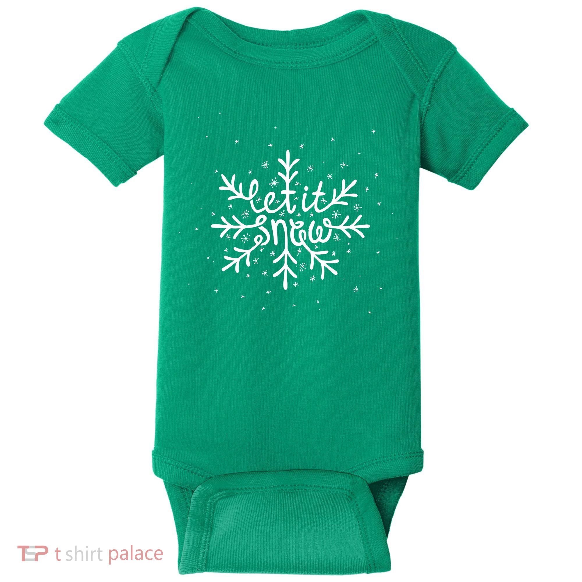 Let It Snow Baby Bodysuit