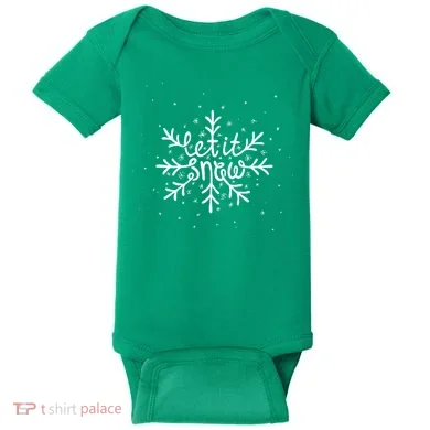 Let It Snow Baby Bodysuit