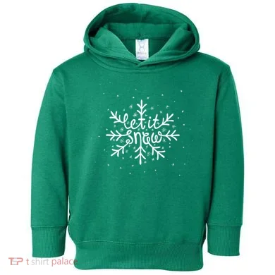 Let It Snow Toddler Hoodie