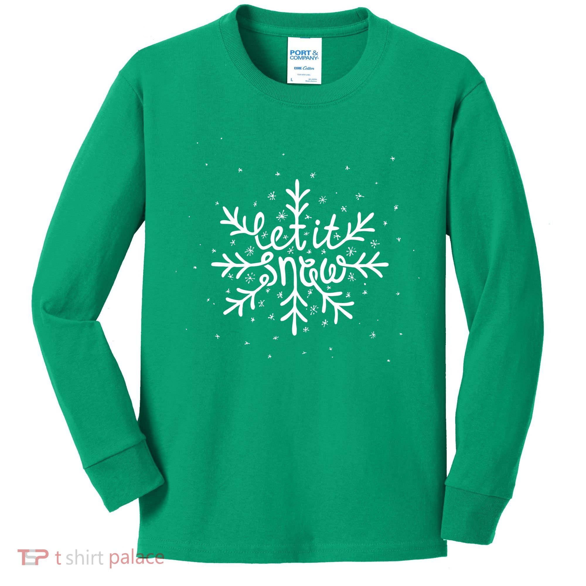 Let It Snow Kids Long Sleeve Shirt