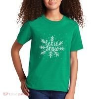 Let It Snow Kids T-Shirt thumb 2