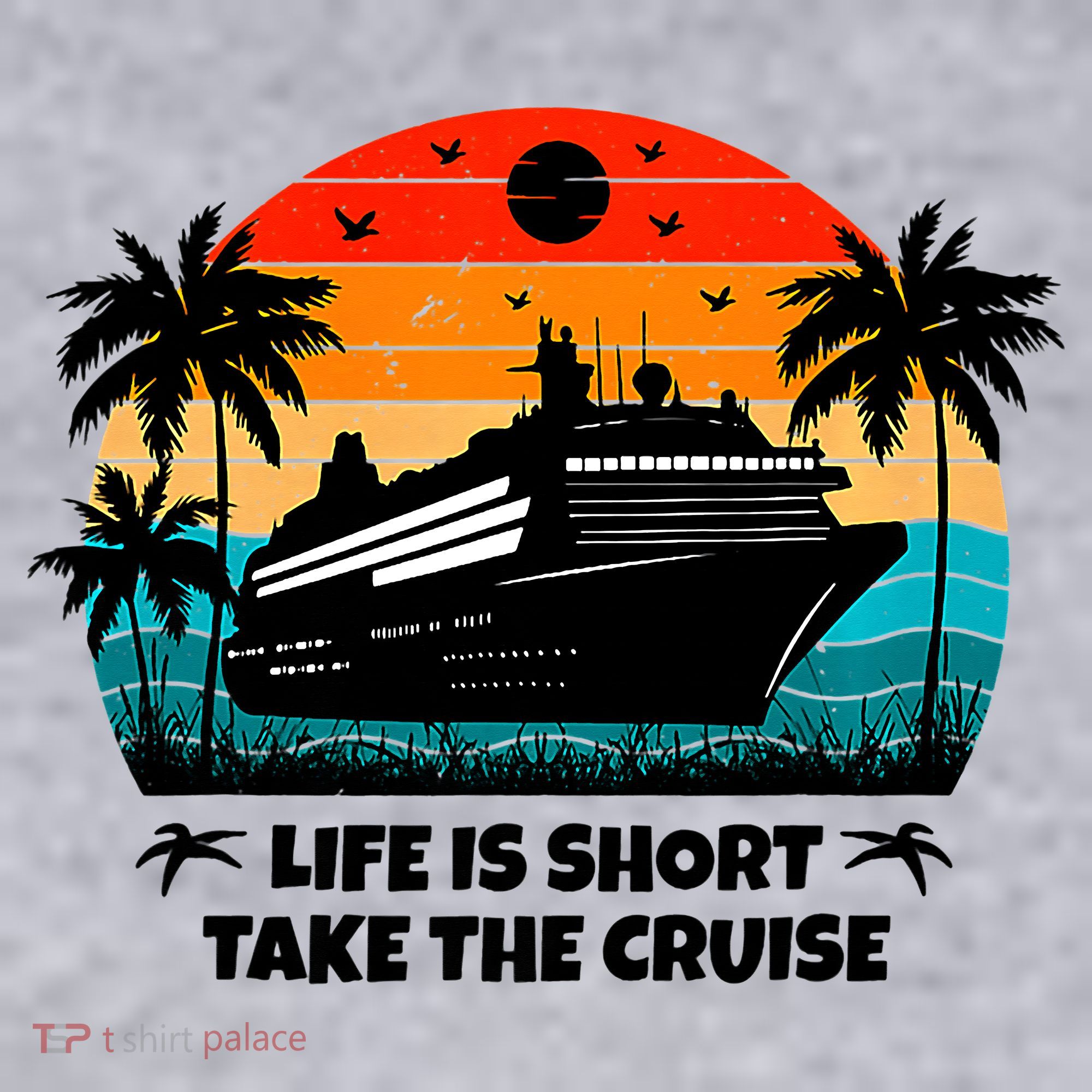 Life Is Short Take The Cruise Funny Cruising Women's Sweatshirt