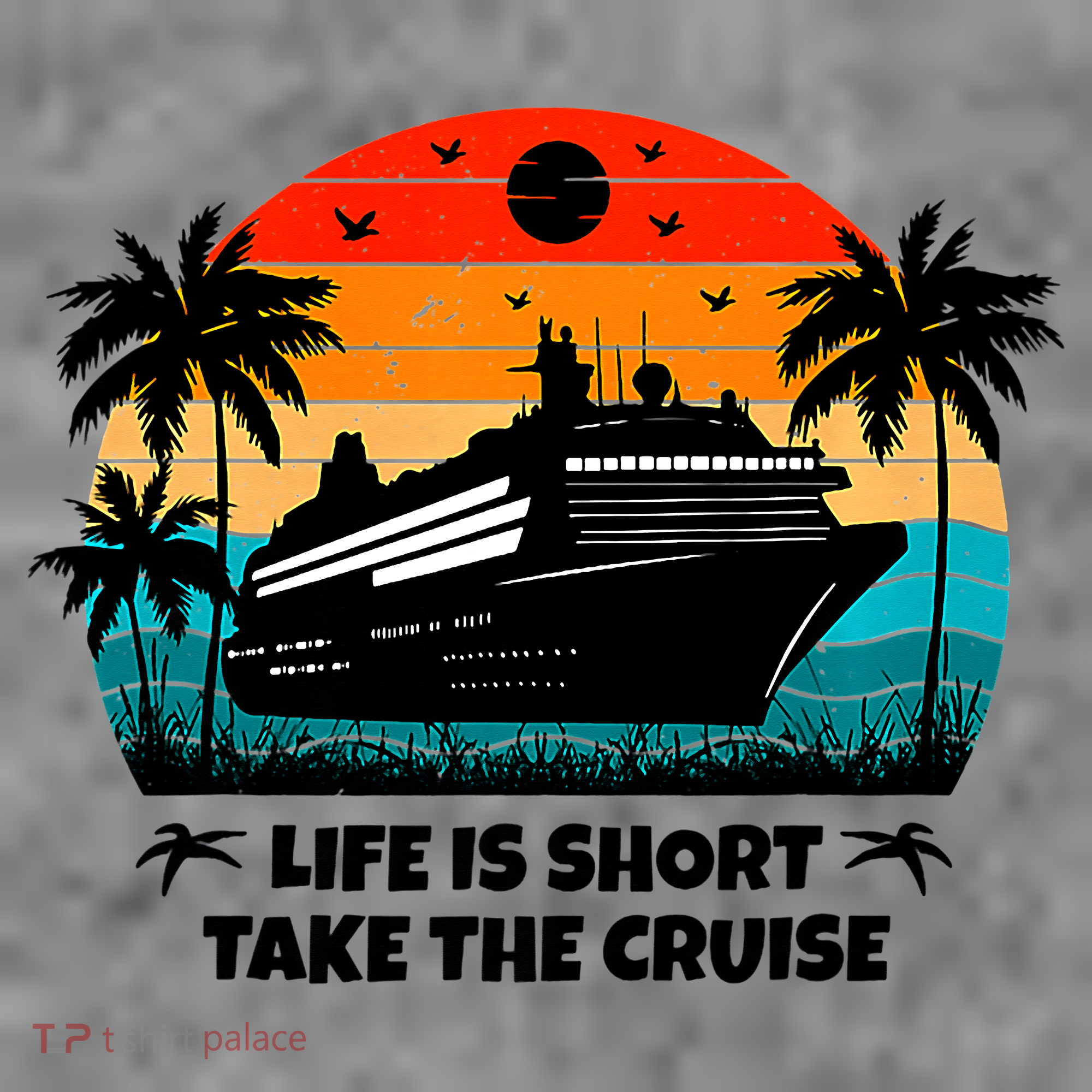 Life Is Short Take The Cruise Funny Cruising Toddler Hoodie