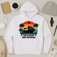 Life Is Short Take The Cruise Funny Cruising Hoodie thumb 3