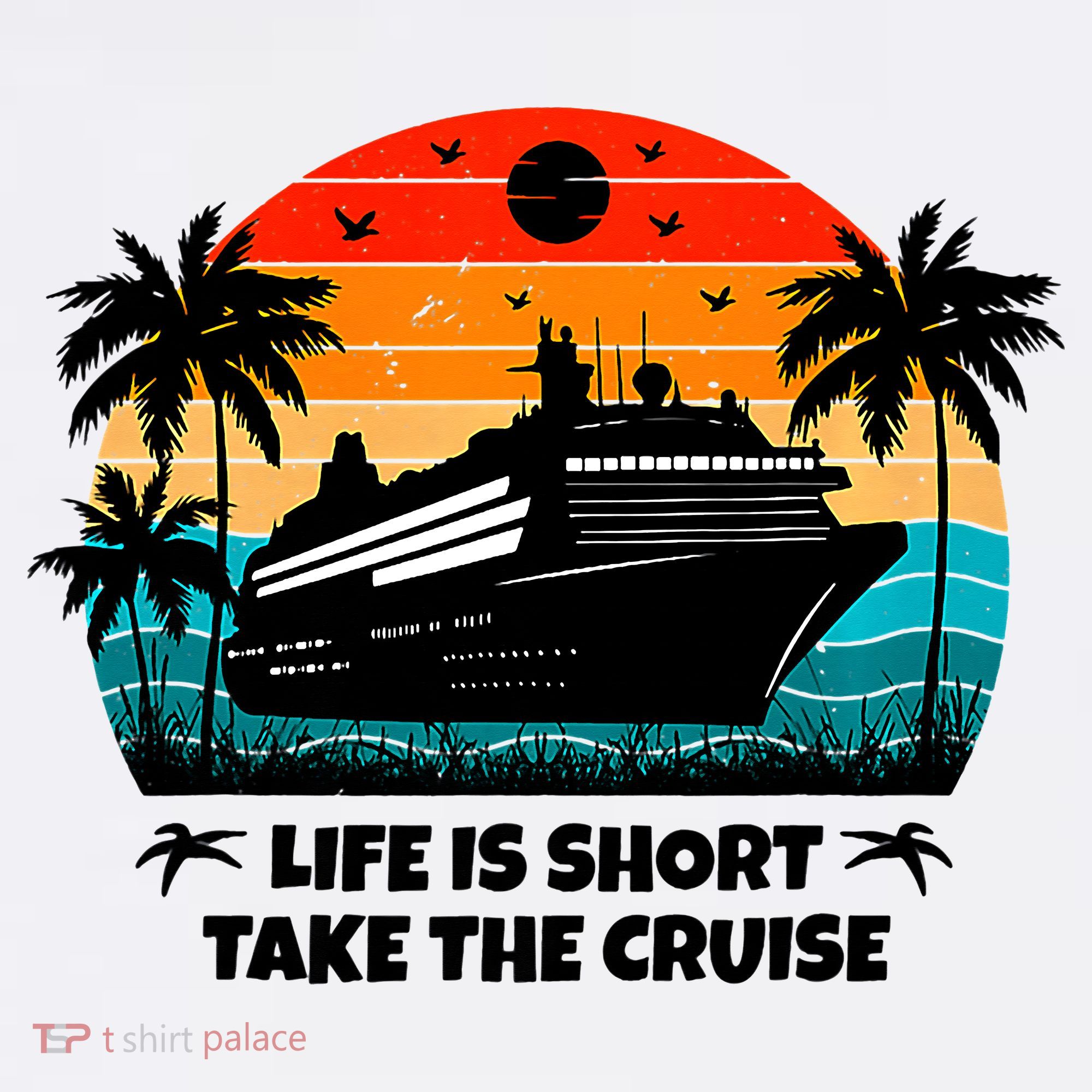 Life Is Short Take The Cruise Funny Cruising Sweatshirt