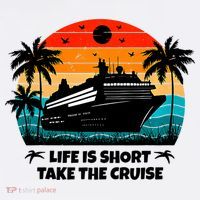 Life Is Short Take The Cruise Funny Cruising Women's Hoodie thumb 2