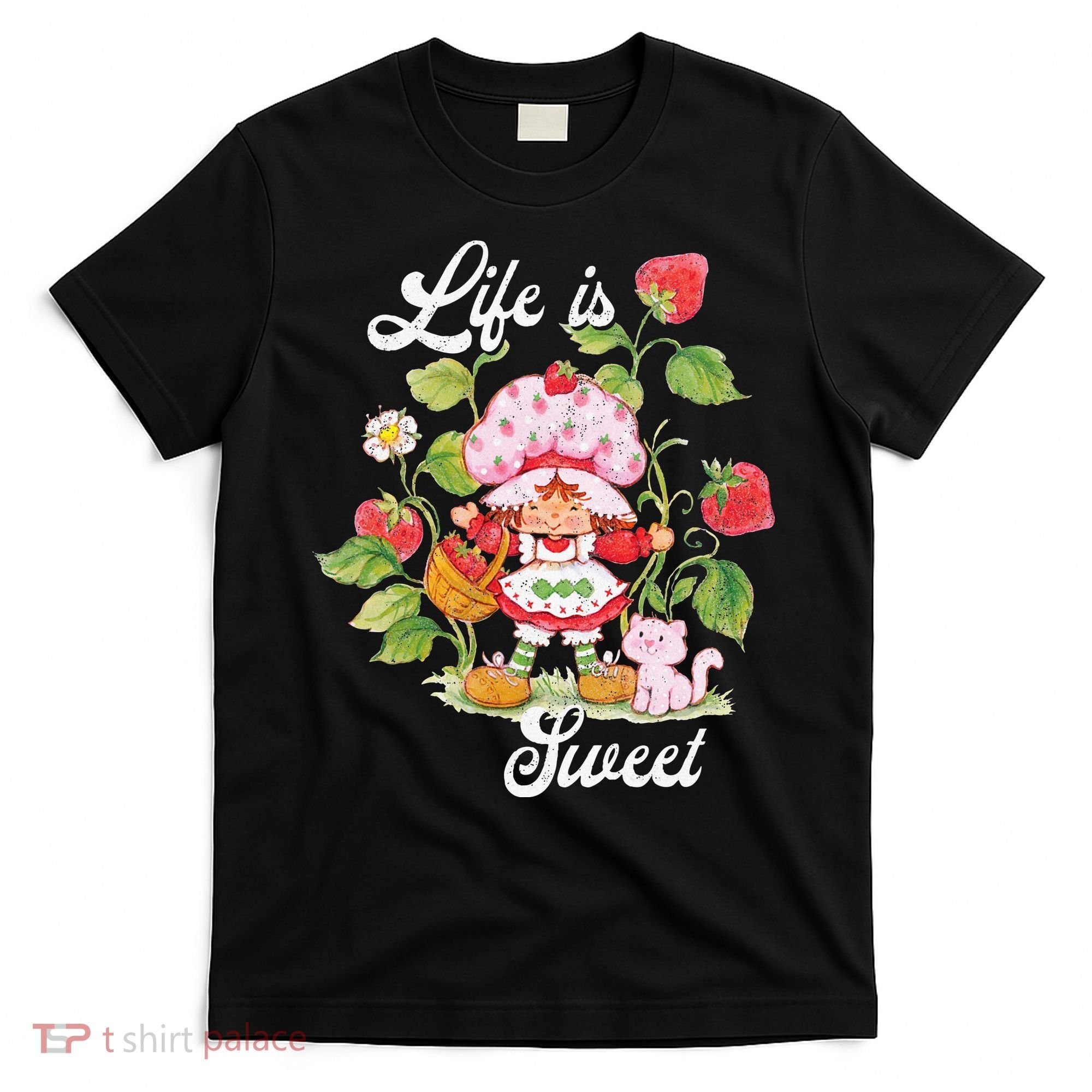 Life Is Sweet Vintage Berry Garden T-Shirt