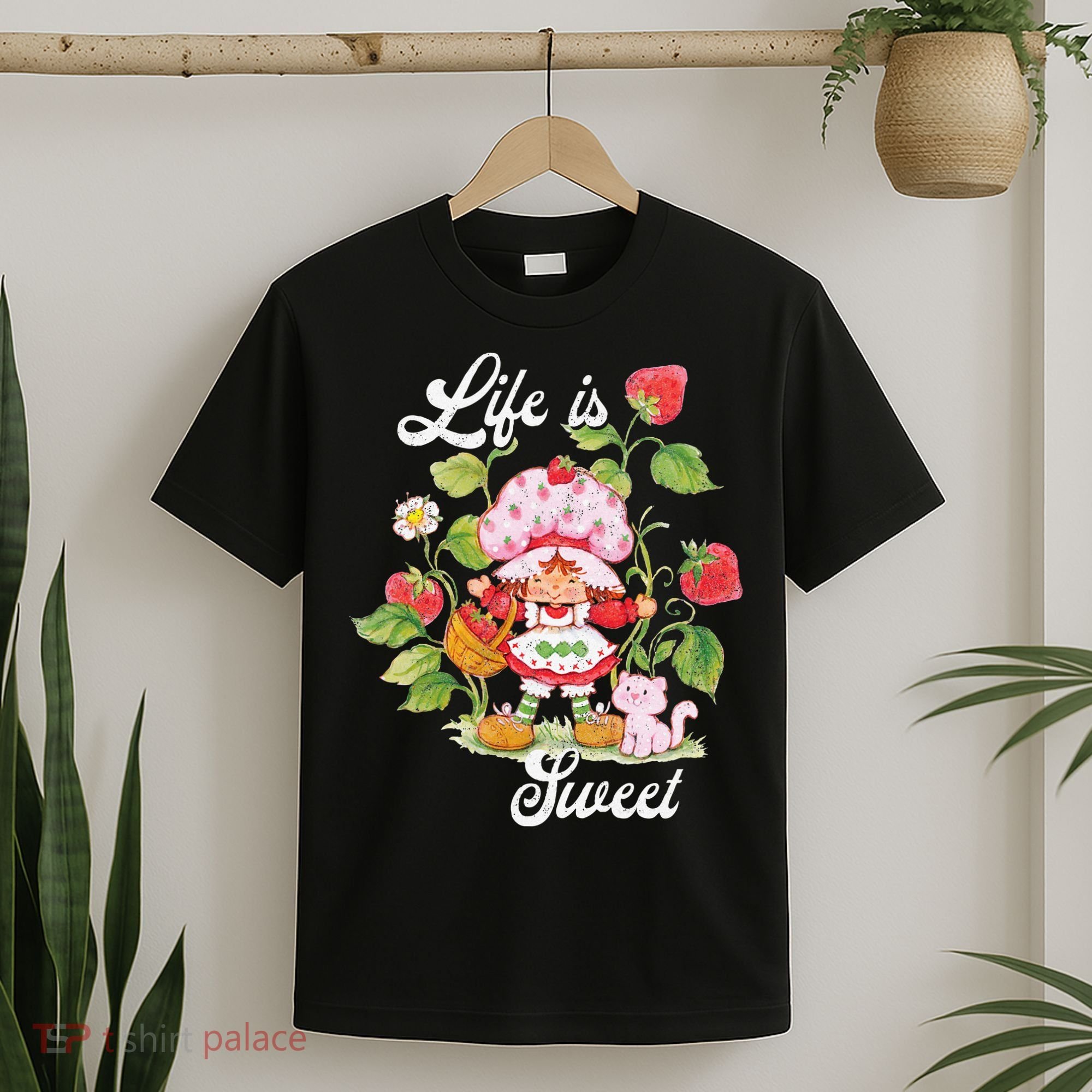 Life Is Sweet Vintage Berry Garden T-Shirt