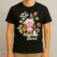 Life Is Sweet Vintage Berry Garden T-Shirt thumb 3
