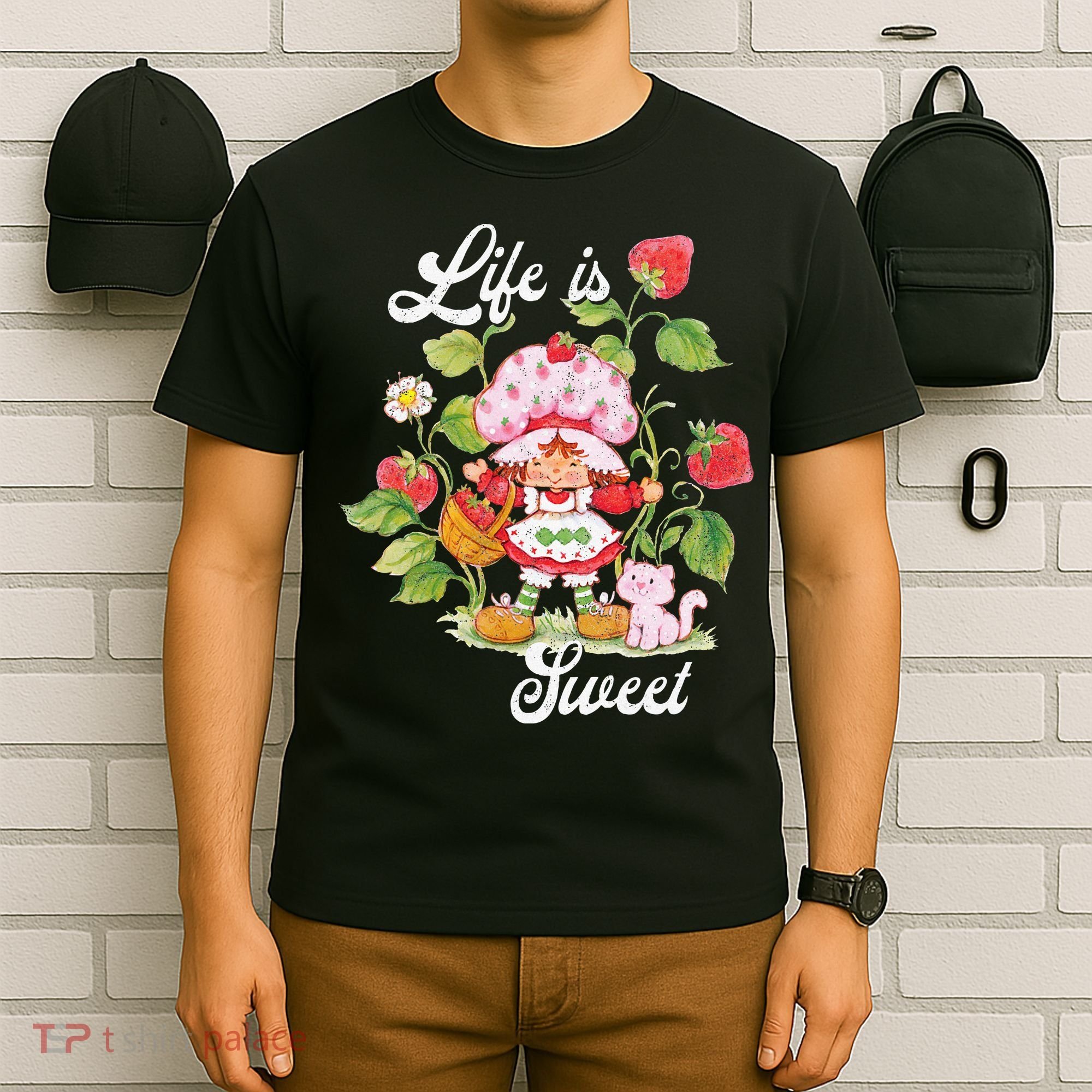 Life Is Sweet Vintage Berry Garden T-Shirt