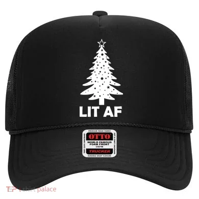 Lit AF Christmas Tree Hat
