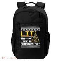Lit Like a Christmas Tree Funny Ugly Christmas Backpack thumb 0