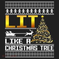 Lit Like a Christmas Tree Funny Ugly Christmas Hat thumb 2