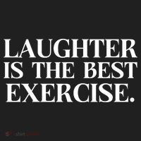 Laughter Is The Best Exercise Laughter Is The Best Medicine Funny Saying 40oz Vacuum Insulated Stainless Steel Travel Tumbler thumb 4